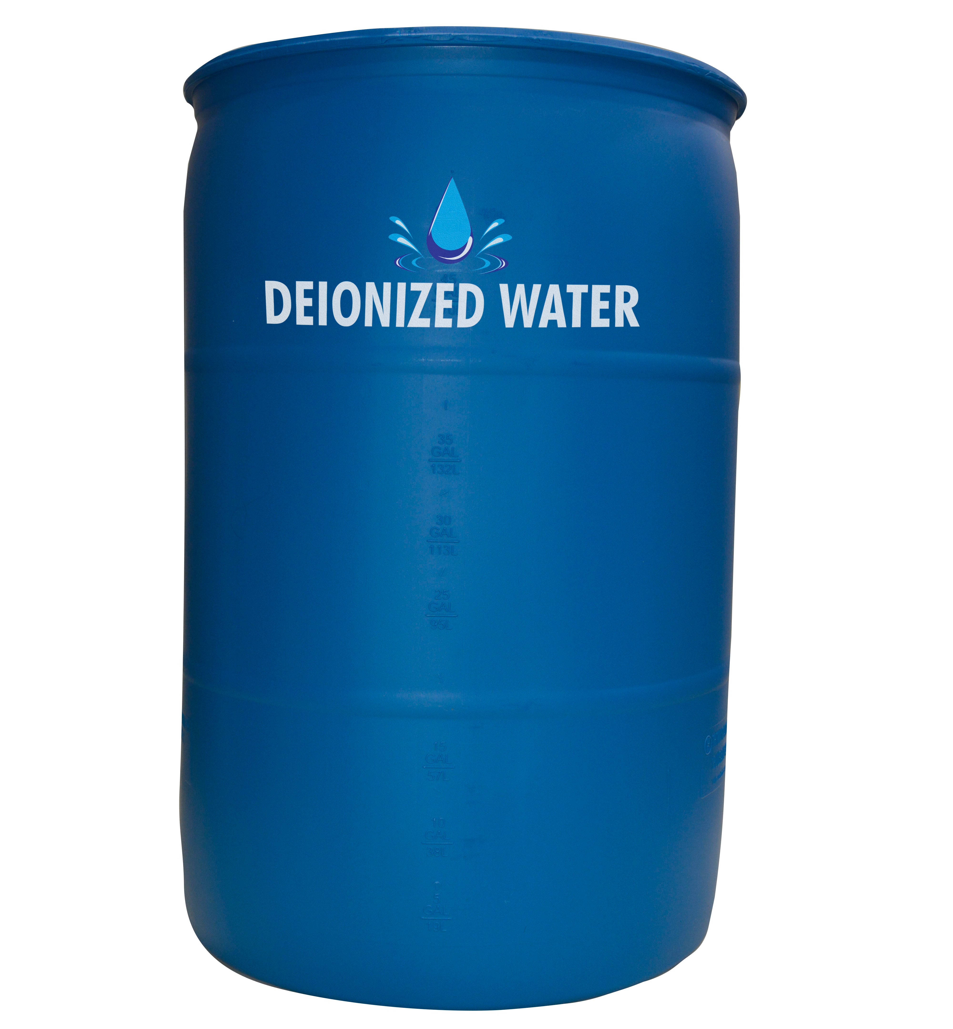 Deionized Water - 15 Gallon Drum