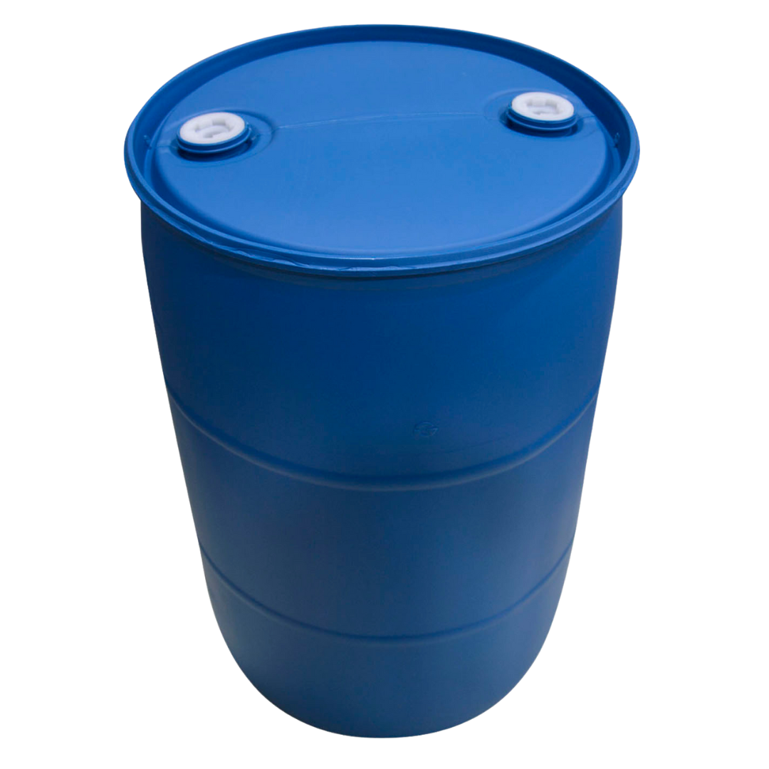 55 Gallon Drum, Blue Food Grade Plastic
