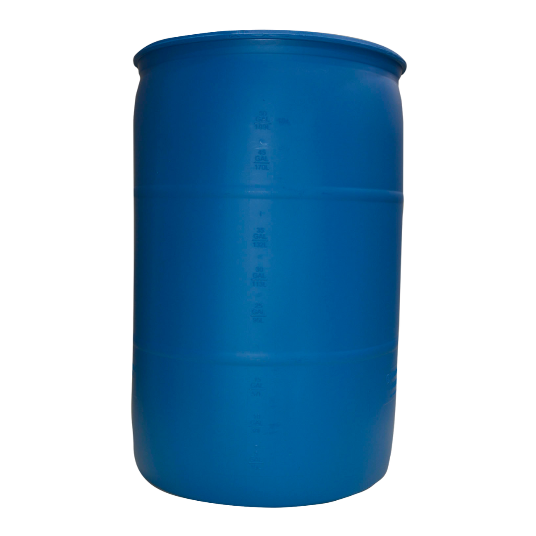55 Gallon Drum, Blue Food Grade Plastic