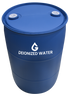 Bulk Deionized Water (DI Water) in 55 Gallon Drum