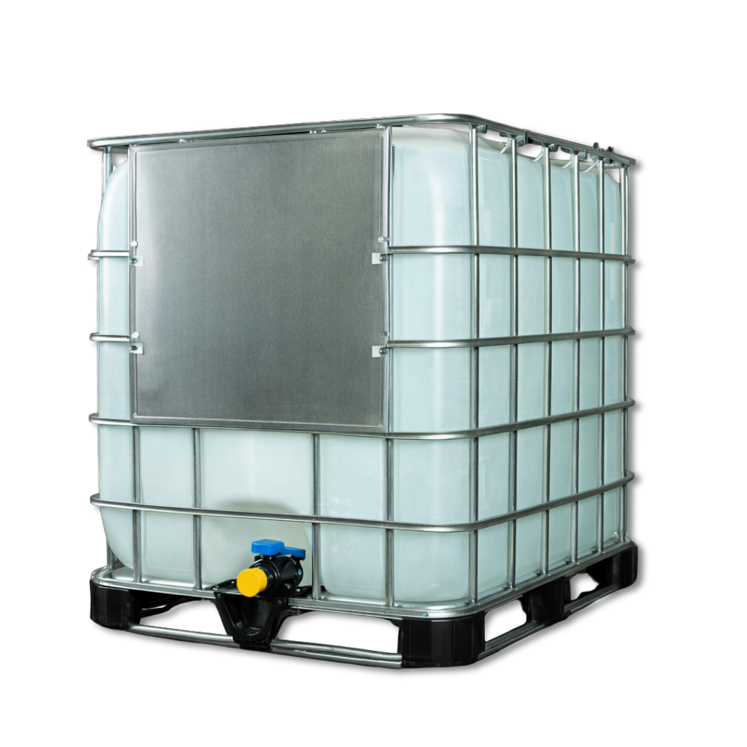 275 Gallon IBC Tote, Plastic Container with Cage