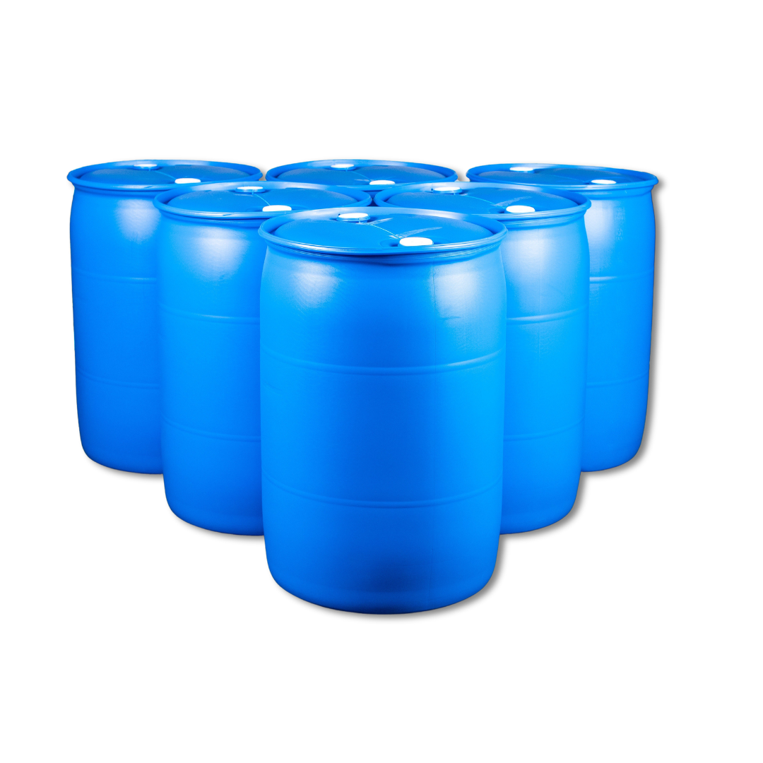 55 Gallon Drum, Blue Food Grade Plastic