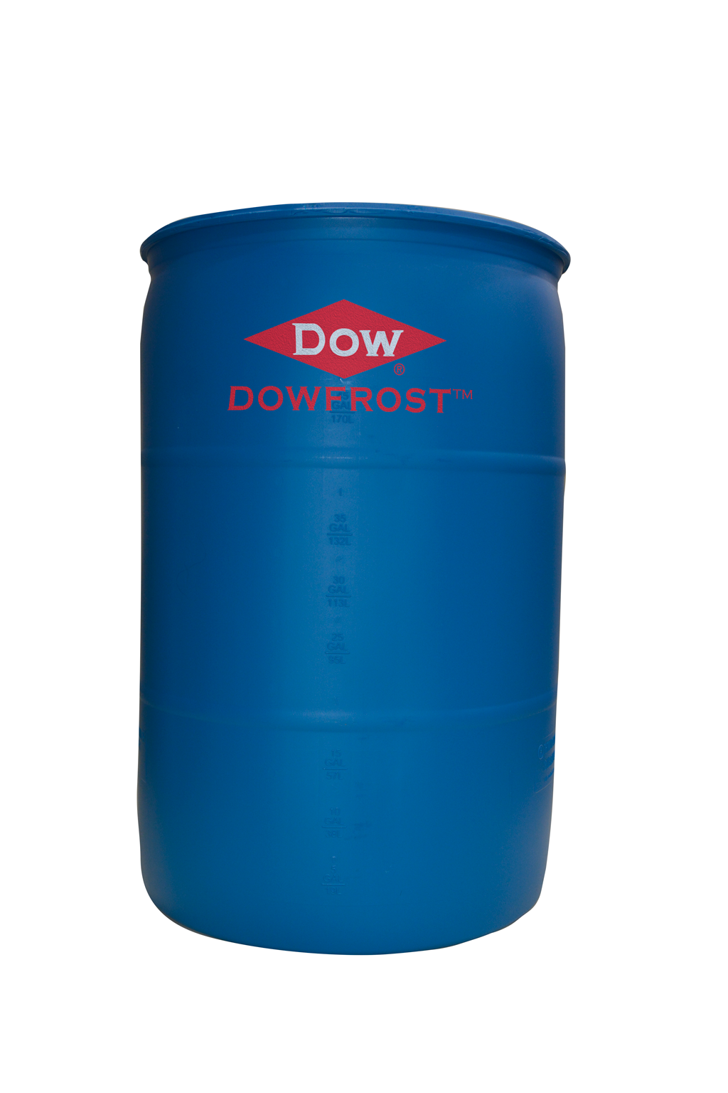 DOWFROST inhibited food grade propylene glycol in a 55 gallon drum.