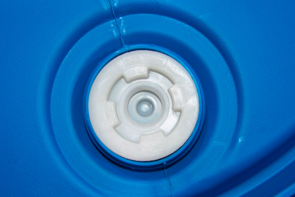 55 Gallon Blue Plastic Tight Head Barrel